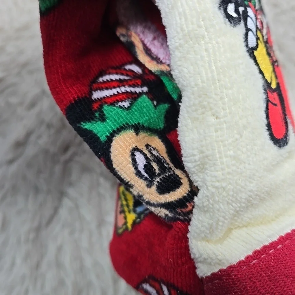 Disney Christmas Mickey Mouse Goofy 2 Pack Hand Kitchen‎ Bathroom Towels Minnie